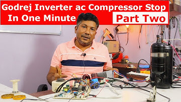 godrej inverter AC compressor off in one minute , NO Error