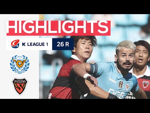 Daegu Pohang Goals And Highlights