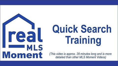 Quick Search in Flexmls