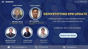 Demystifying EPR Updates | Plastic Waste Management Rules, 2016