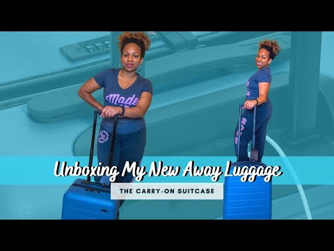 UNBOXING OUR AWAY CARRY-ON LUGGAGE 2017 