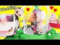 LOL Surprise Dolls Scribbles Gets Married at Baby Brothers Wedding | Toy Egg Videos