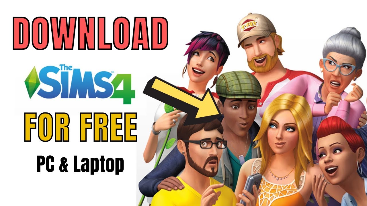 The Sims 4 base game is completely free to download to your library and  keep forever. If you do not have a laptop on hand then you can still claim  this on