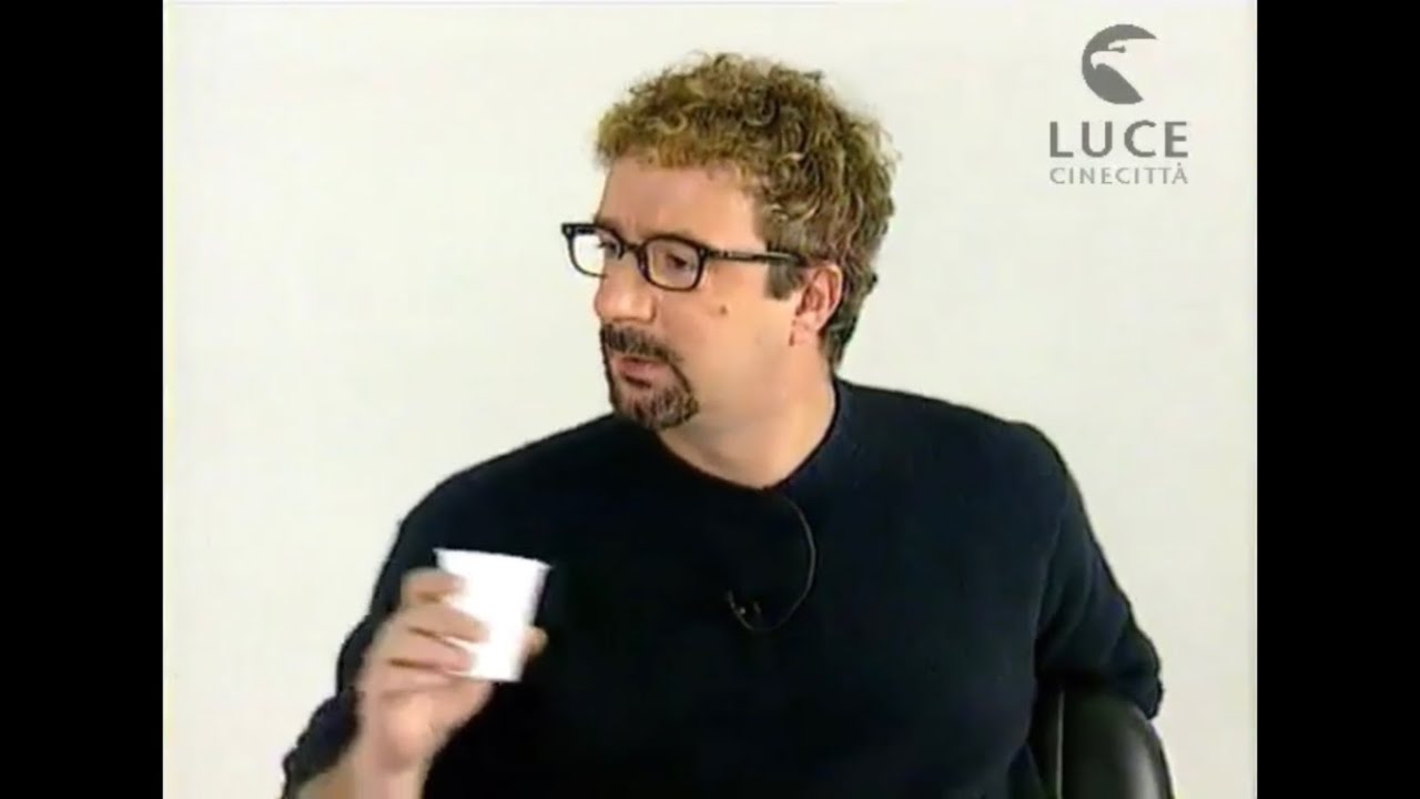 Francesco Nuti sul set di Io amo Andrea