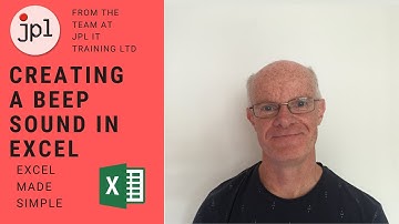 Creating a Beep Sound in Excel