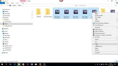 การ COPY หรือย้ายไฟล์ไปไว้ในโฟลเดอร์แบบรวดเร็วโดยใช้การ Drag Drop