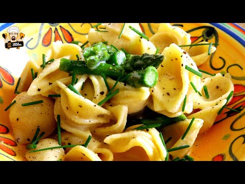 CREAMY PASTA WITH ASPARAGUS RECIPE | SimpleCookingChannel