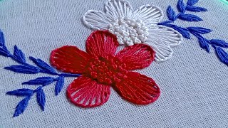 Flower Embroidery | Embroidery | Handembroidery | stitches | needle | handmade | hand