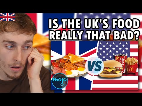Brit Reacting to UK vs US Food: Which Is Better?