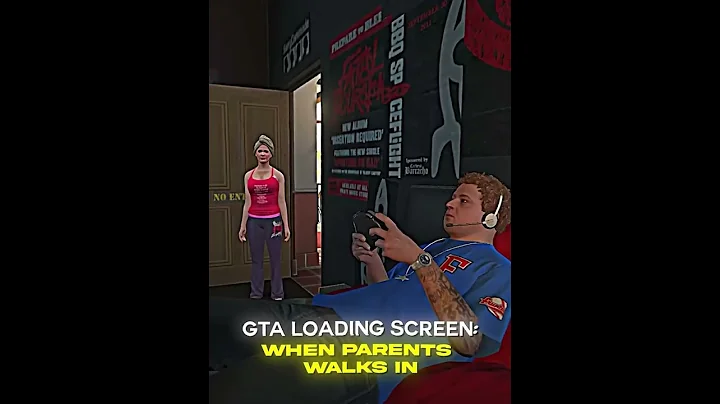 Loading Screen In GTA When Parents Walks In 💀 _ #gta #shorts