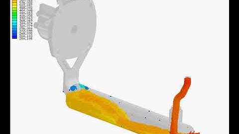 HPDC Simulation   Melt FLow in Shot Sleeve