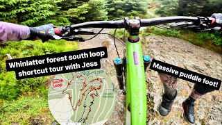 Whinlatter mtb south loop! Jess shows our shortcut loop to session the fun! #lakedistrict #mtb