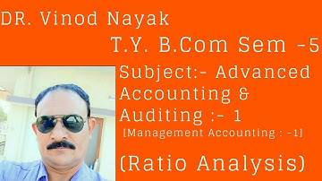 Ty Com Sem..5 Eng ( Part.2 ) Advanced Accounting & Auditing ( Management Accounting .1)