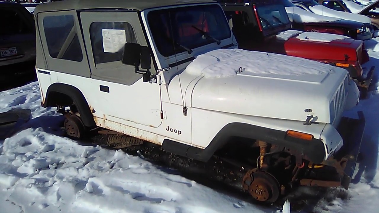 Jeep Wrangler junkyard tour - YouTube