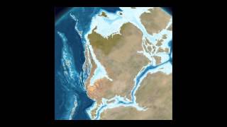 North American Paleogeographic Timelapse