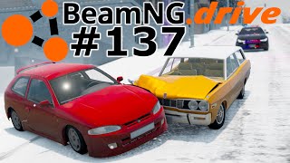 BeamNG.drive (#137) - TEST RUCHU DROGOWEGO W WARUNKACH ZIMOWYCH 💥❄️ screenshot 2