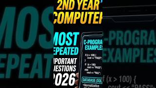 2nd Year Computer Science Most Repeated Important Questions 2026 | 12th Class Computer Guess Paper 🔥