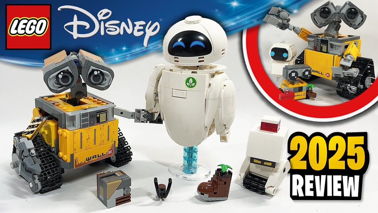 LEGO Disney Pixar WALL-E and EVE (43279) - 2025 Set Review