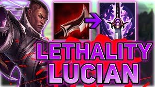 FULL LETHALITY LUCIAN ADC!! WHY CAN I ONE SHOT PEOPLE SO EARLY?! - Patch 7.14