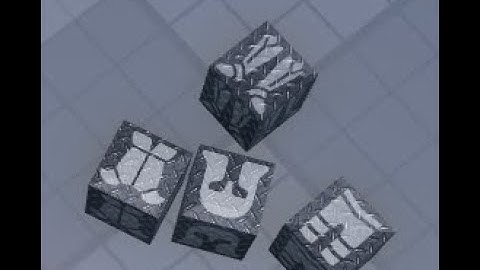 How To Make Plated Iron Armor In Cube Combination Roblox