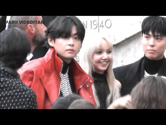 for taehyung x lisa ♡ di Instagram Taelice at Celine's Paris Fashion Week  show.