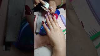 GELPOLISH WITH BEAUTIFUL NAIL ART