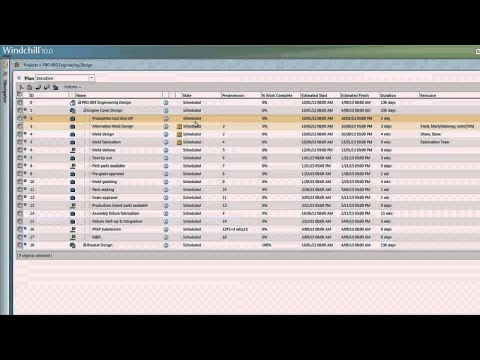 Brief Demonstration of PTC Project Management Solution - PTC