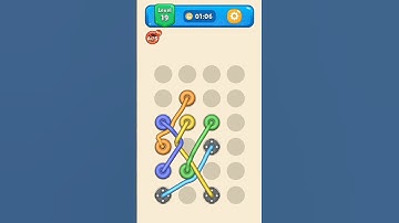 🪢Tangled Line 3D Game🧮 | Level-19 | Android⚡IOS