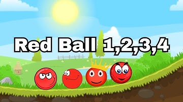 Red Ball 1,2,3,4 | Full Gameplay | All Levels | All Bosses | Android/iOS