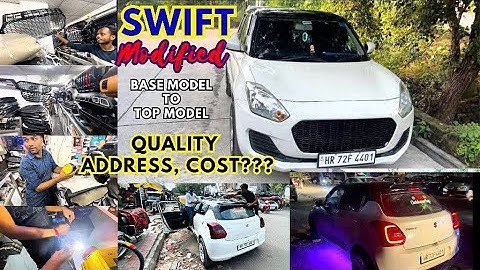 Maruti Swift Base Model Converted To Top Model | Lxi To Zxi+ |✅ Swift Modification |😍