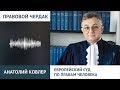 ПЧ. Анатолий Ковлер. Европейский суд по правам человека.