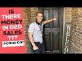 My first day selling door to door