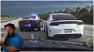 Do Not F**K with FHP | Charger Scatpack 392 gets PIT MANEUVERED into the woods.