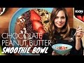 Chocolate + Peanut Butter Breakfast Smoothie Bowl | Danielle Hayley