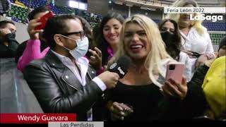 NATALIA JIMÉNEZ, BENITO SANTOS y WENDY GUEVARA de LAS PERDIDAS en el PALENQUE de la FERIA de LEÓN