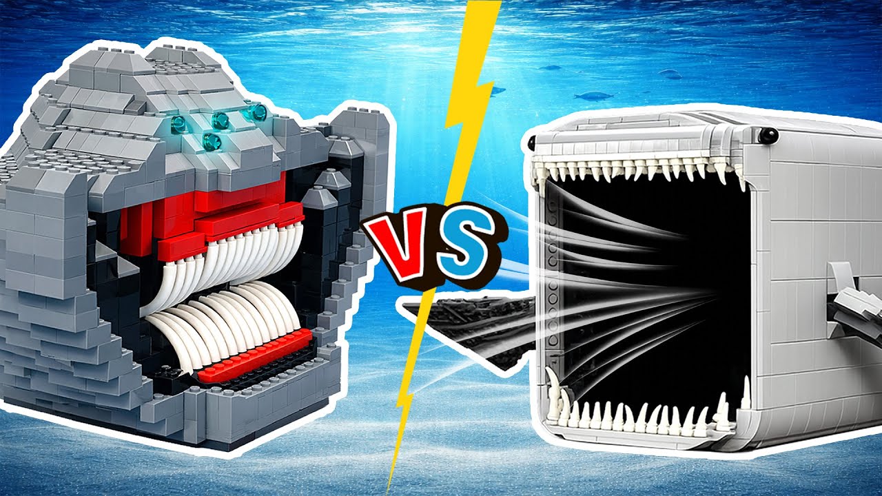Sea Monsters Fight: LEGO El Gran Maja vs LEGO The Bloop - Only One Can Survive! | RM Bricks Channel