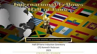 International Hall of Fame Ceremony for Lt. Gen. Kenneth Pedersen