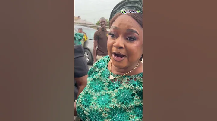 ARRIVAL OF ACTRESS TOYOSI ADESANYA AT LAIDE BAKARE MOTHER 70TH BIRTHDAY