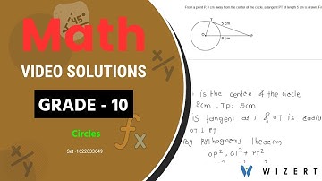 Grade 10 Maths Circles worksheets - Set 1622033649