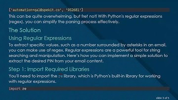 Extracting Values from Long Text in Python: A Simple Guide to Parsing Email Content
