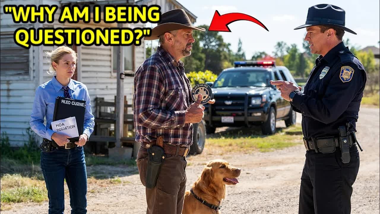 HOA Officer Confronts Me For Having a Quiet Time On My Land, Realizes I'm a Secret Service C