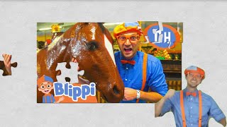 Puzzle Blippi Explores Big Jungle Animals - Blippi Puzzle Fan Made