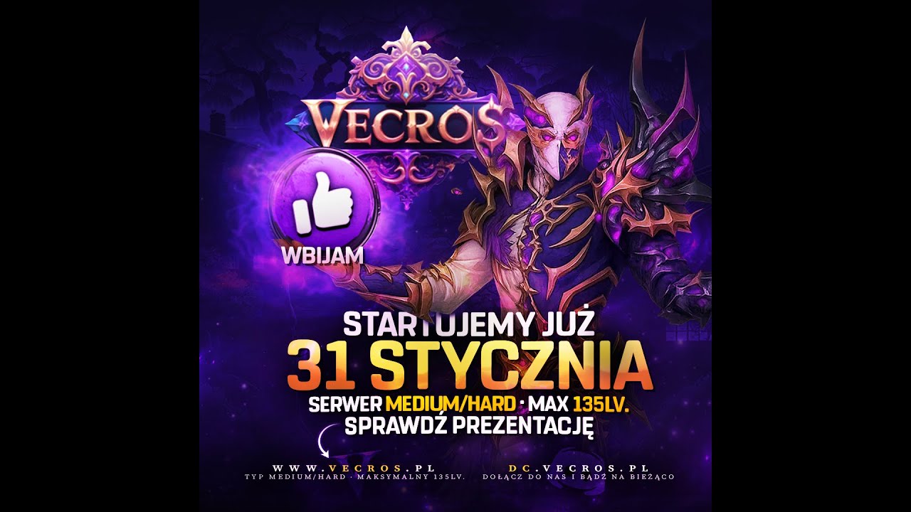 Vecros | 3 KONKURSY W MATERIALE | ZAPOWIEDŹ SERWERA | START 31.01.2026 godz 