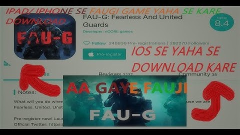 FAUGI Game Download in IPAD/IOS/ IPHONE | EASY WAY AND FAST | JASNEET SINGH