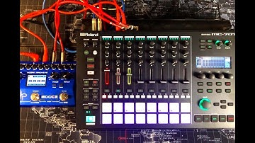 How To Set Up & Use External Effects With The Roland MC-707 - Using Sends & Returns - Tutorial