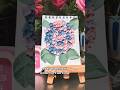 Ajisai Flower Paper Art Work challenge ✨ easy and Fun 😍 #paperart #papercraft #easycraft