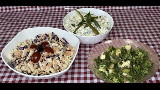 وصفات سلطة نباتية سهلة ولذيذة| أطباق جانبية مثاليةHealthy, Vegetarian Salads Perfect Side Dishes