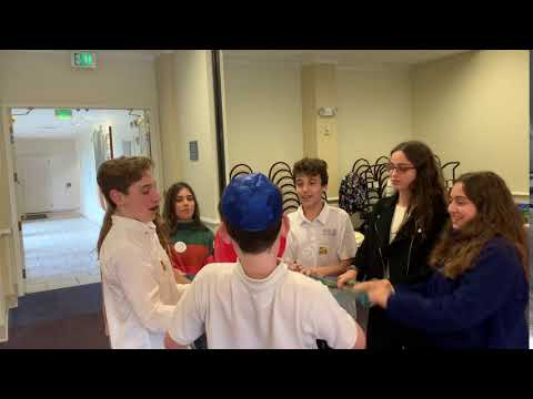 Team-Building on Know Your Classmates Day at Contra Costa Jewish Day School