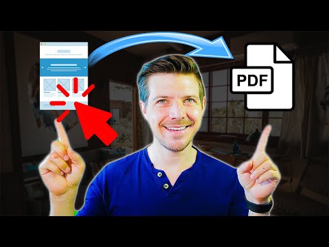 Vidéo: 4 manières de convertir une page Web en PDF
