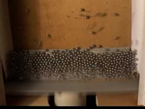 A simple demonstration of granular phases - YouTube